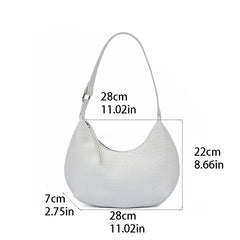 Retro PU Leather Top Handle Bag Women Shoulder Totes Clutch