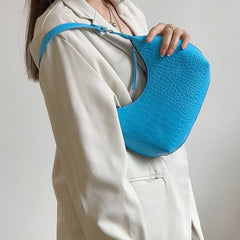 Retro PU Leather Top Handle Bag Women Shoulder Totes Clutch
