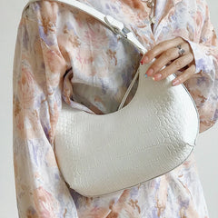 Retro PU Leather Top Handle Bag Women Shoulder Totes Clutch
