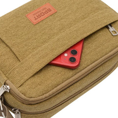 Canvas Messenger Bag Men's Crossbody Bag