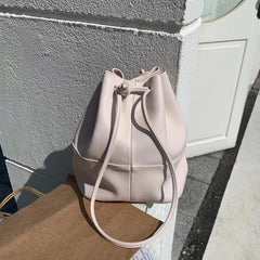 High Quality PU Leather Ladies Bucket Bag Women Handbags Shoulder Bag