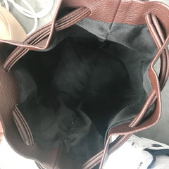 High Quality PU Leather Ladies Bucket Bag Women Handbags Shoulder Bag