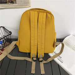 Canvas Women Backpack Large Capacity Casual Travel Bag for Teenage Girls