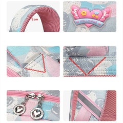 Kids Backpack Schoolbag for Girls Big Capacity Satchel Kids Book Bag