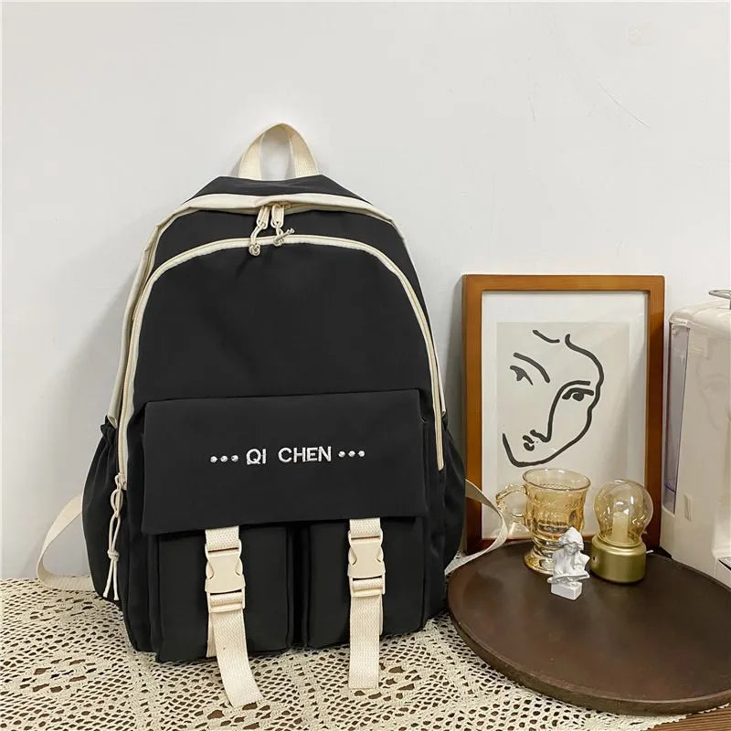 Forest School Bags Female Ins Style Japanese Backpack Female Large-Capacity