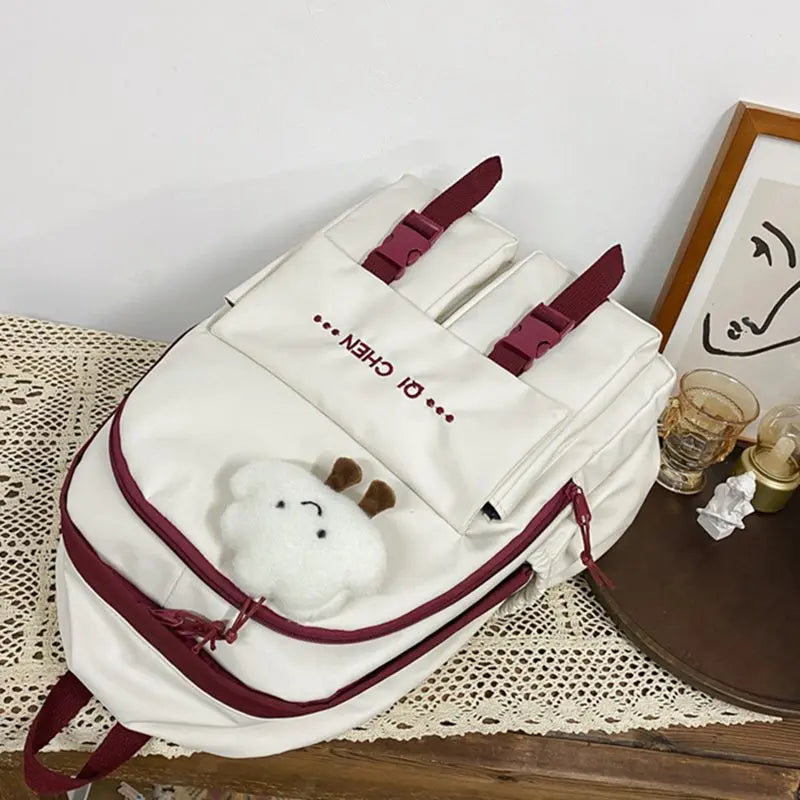Forest School Bags Female Ins Style Japanese Backpack Female Large-Capacity