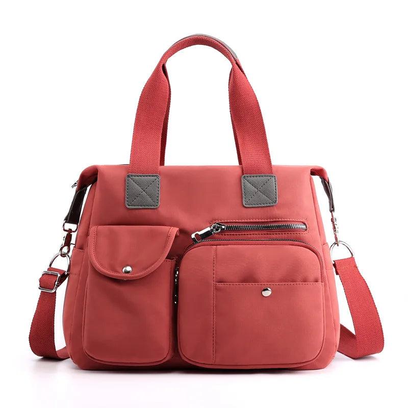 Large Capacity Women's Shoulder Bag Nylon Messenger Travel Handbag Tote