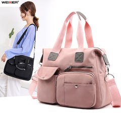 Large Capacity Women's Shoulder Bag Nylon Messenger Travel Handbag Tote
