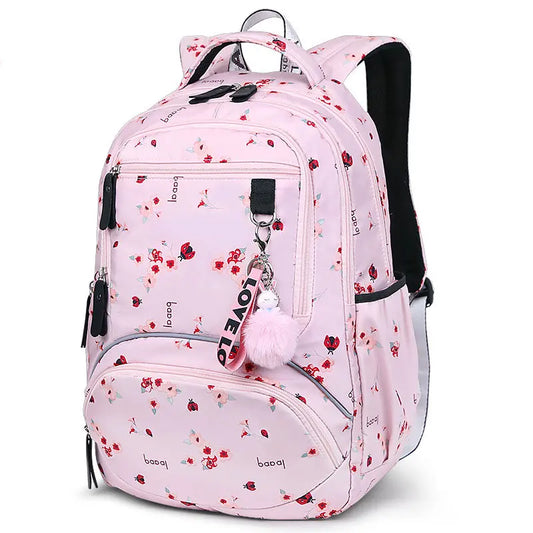 Student School Backpack Printed Waterproof Bagpack Primary School Book Bags
