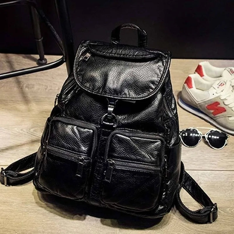 Large-capacity Backpack Female Student Schoolbag