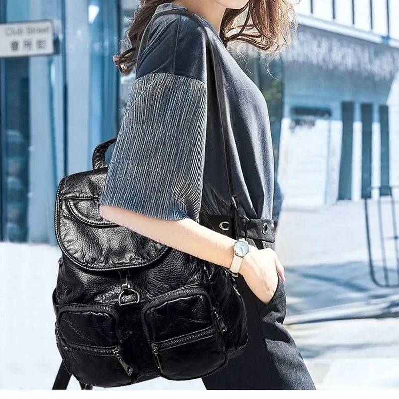 Large-capacity Backpack Female Student Schoolbag