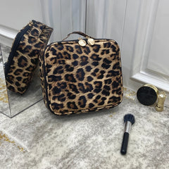 Leopard Waterproof Cosmetic Bag Large Capacity Beauty Makeup