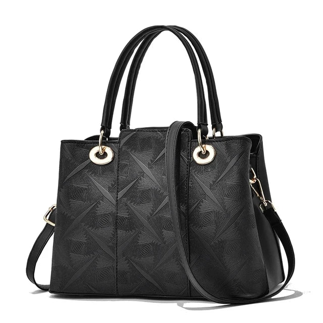 Luxry PU Leather Crossbody Tote Bag for Women Shoulder Handbag