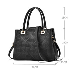 Luxry PU Leather Crossbody Tote Bag for Women Shoulder Handbag