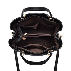 Luxry PU Leather Crossbody Tote Bag for Women Shoulder Handbag