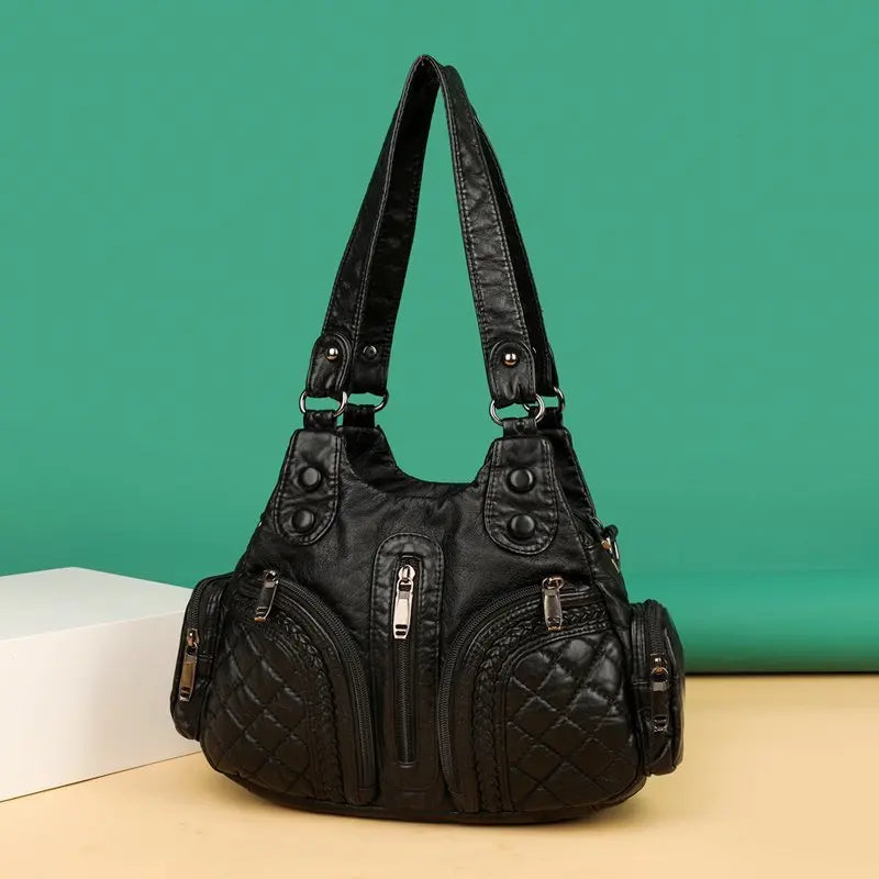 Soft Leather Handbag Women Shoulder Bag Female Crossbody Tote Bag