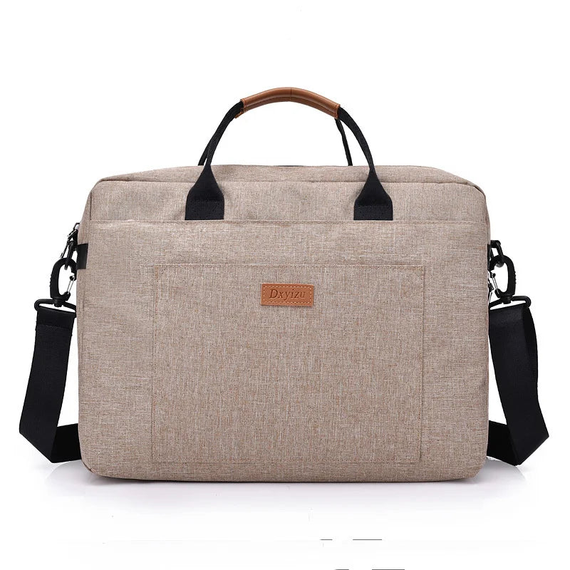 Canvas Laptop Bag Men Women Business Briefcase