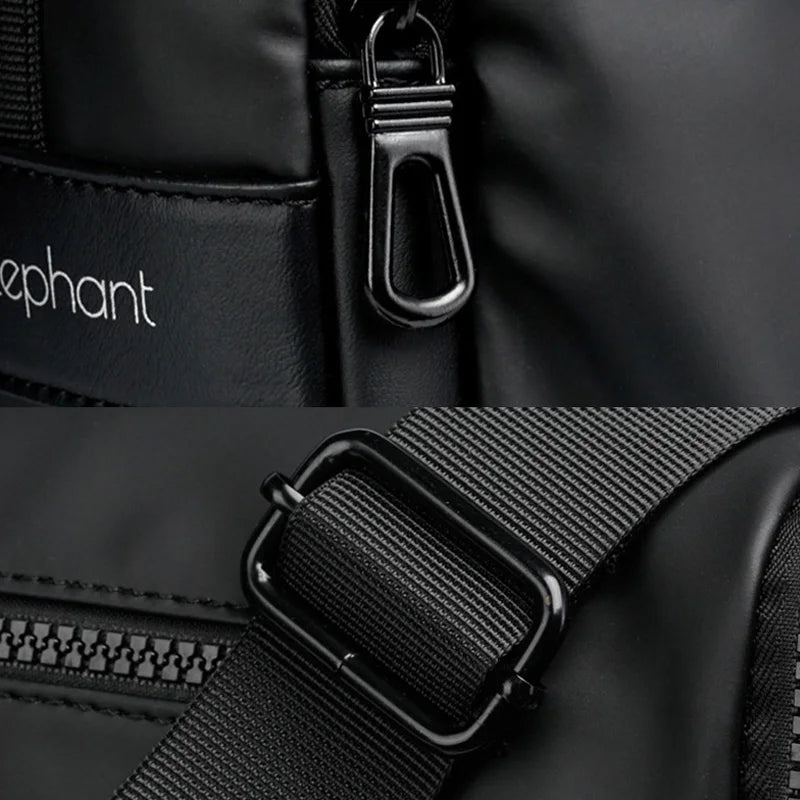 Men Shoulder Bags Travel High Capacity Sling Bag Men Oxford Water Resistant