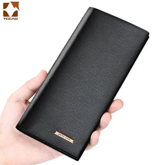 Men's Long Buckle Business Wallet Thin Clutch Envelope Billetera Cartera Hombre