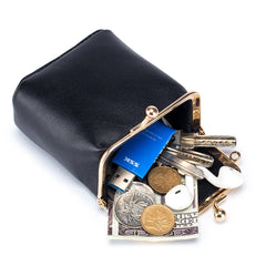 Mini Lipstick Bag Coin Purse Sheepskin Portable Wallet