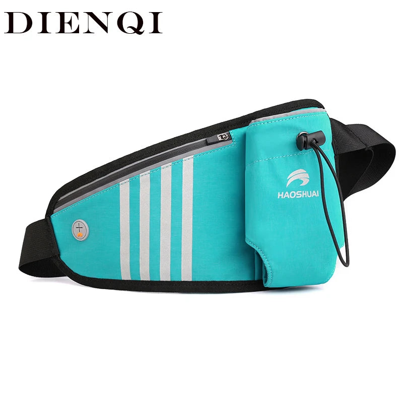 Waterproof Sports Fanny Pack with USB Port