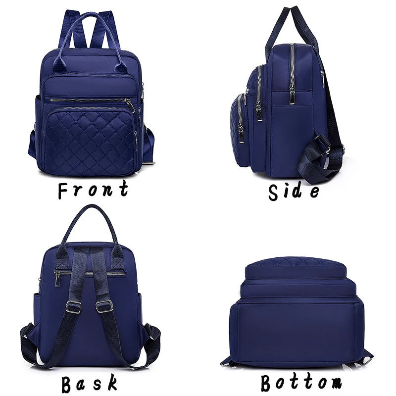 Women Handbag Laptop Casual Travel Back Pack Waterproof Nylon Messenger Bag