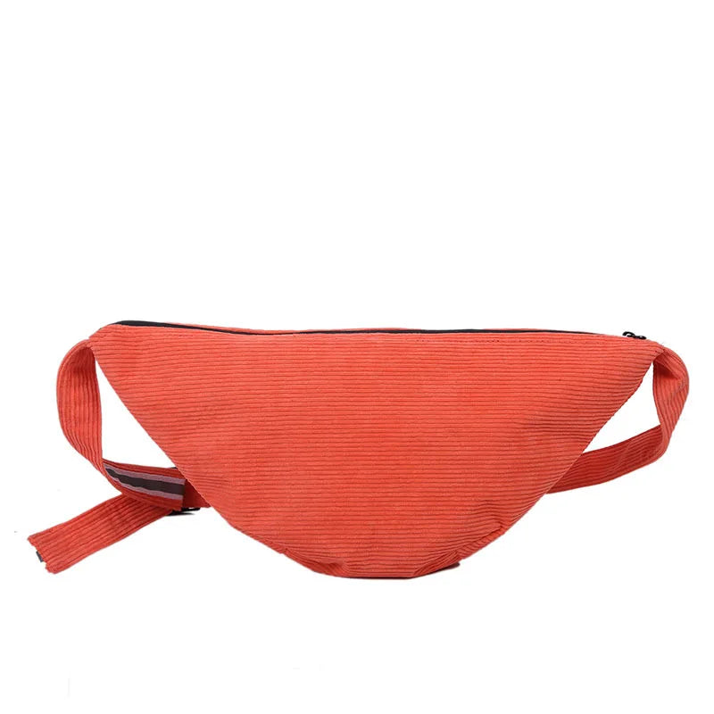 Reflective Messenger Bag Corduroy Dumpling Bags