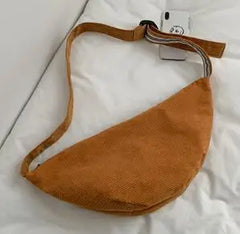 Reflective Messenger Bag Corduroy Dumpling Bags