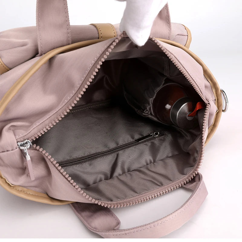 Nylon Goddess Shoulder Bag Ladies Lightweight Handbag Female Crossbody Tote