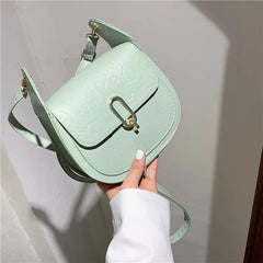 PU Leather Shoulder Bags For Women Small Square Crossbody Bag