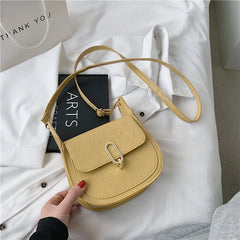 PU Leather Shoulder Bags For Women Small Square Crossbody Bag