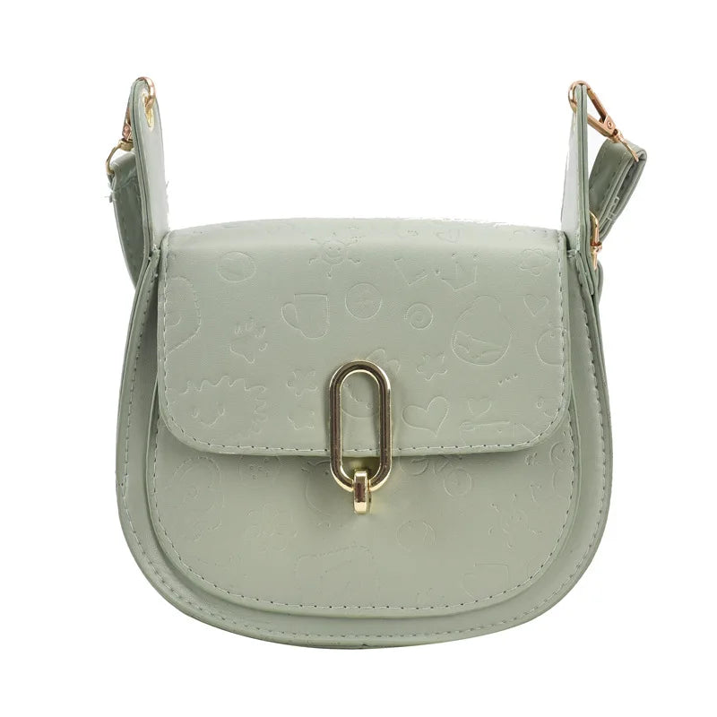 PU Leather Shoulder Bags For Women Small Square Crossbody Bag