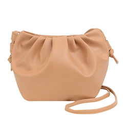 Women Mini Cloud Bag Tassel Messenger Shoulder Bag