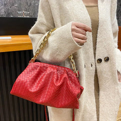 Women's Pu Leather Chain Shoulder Bag Crossbody Bags for Women