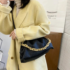 Women's Pu Leather Chain Shoulder Bag Crossbody Bags for Women