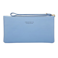 Slim Zipper Wallets for Women Money Bag Clutch Purse