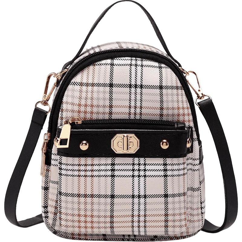 Stylish Mini Backpack for Girls, PU School Bag