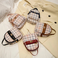 Stylish Mini Backpack for Girls, PU School Bag