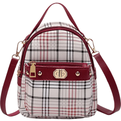 Stylish Mini Backpack for Girls, PU School Bag
