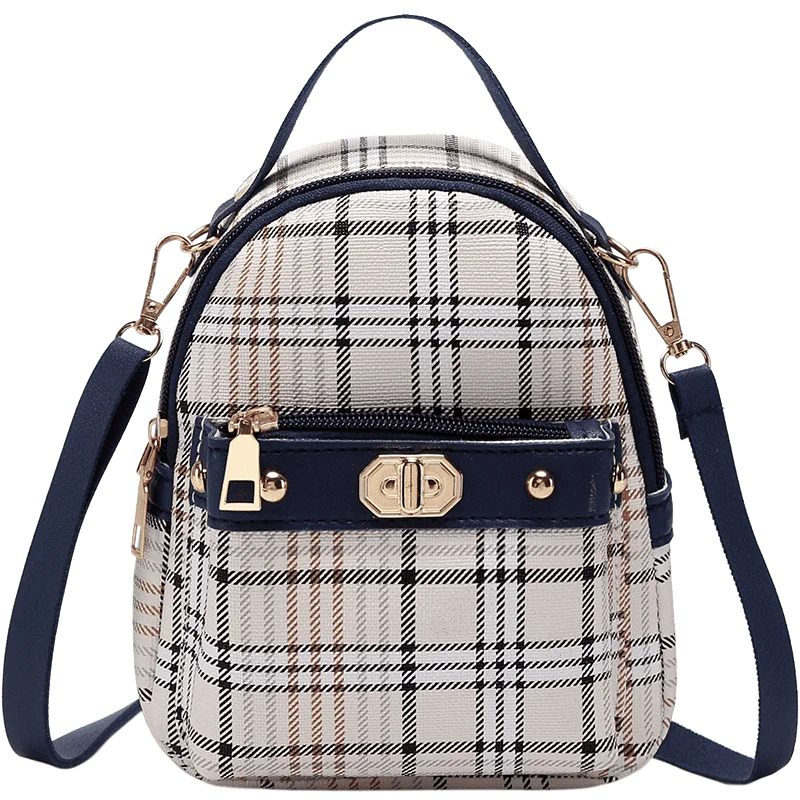 Stylish Mini Backpack for Girls, PU School Bag