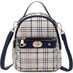 Stylish Mini Backpack for Girls, PU School Bag
