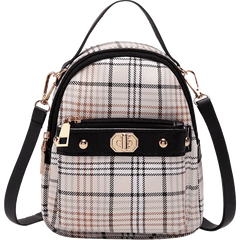 Stylish Mini Backpack for Girls, PU School Bag