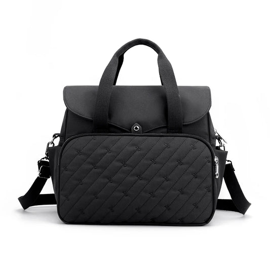 Nylon Waterproof Double Shoulder Bag Woman Handbags Ladies High Youth Crossbody