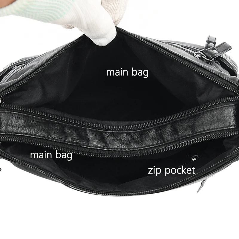 Summer Cross Bags Lady Bag Large Capacity Messenger Bag Multi-Pocket Handbag