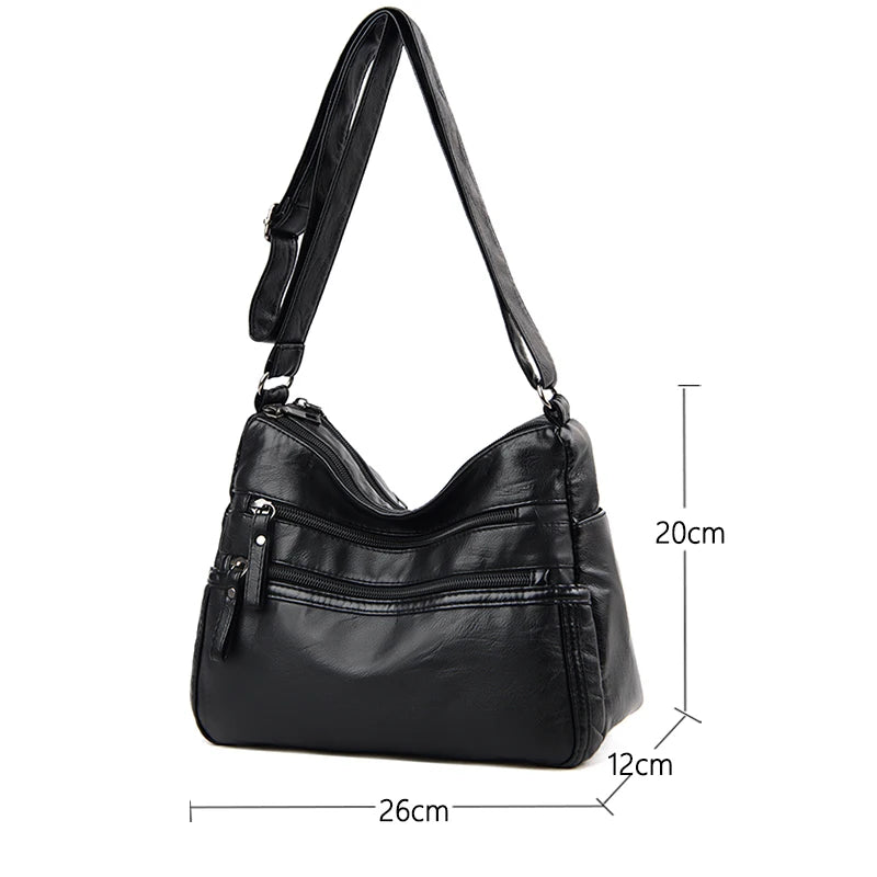 Summer Cross Bags Lady Bag Large Capacity Messenger Bag Multi-Pocket Handbag