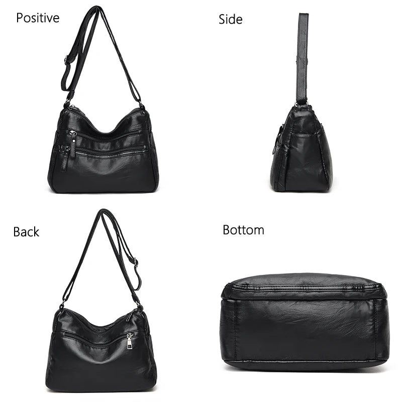 Summer Cross Bags Lady Bag Large Capacity Messenger Bag Multi-Pocket Handbag