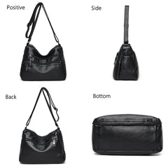 Summer Cross Bags Lady Bag Large Capacity Messenger Bag Multi-Pocket Handbag