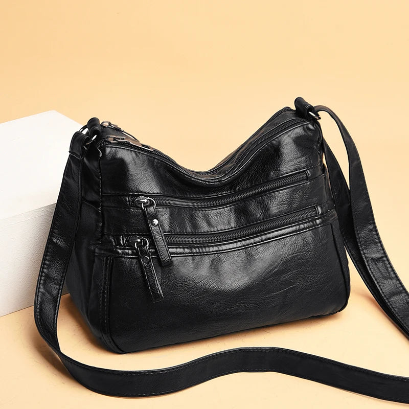 Summer Cross Bags Lady Bag Large Capacity Messenger Bag Multi-Pocket Handbag