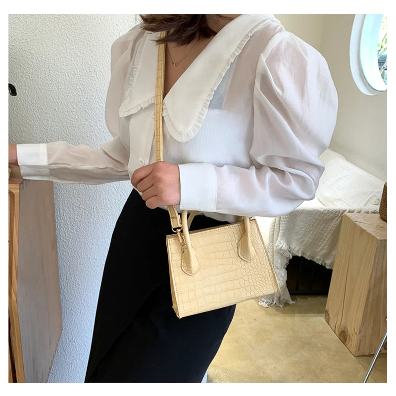 Stone Grain Women Handbag Purse Crossbody Bag Shoulder Messenger Tote Bags