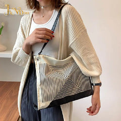 Vintage Large Capacity Women Shoulder Bag Shopper Female Bags
